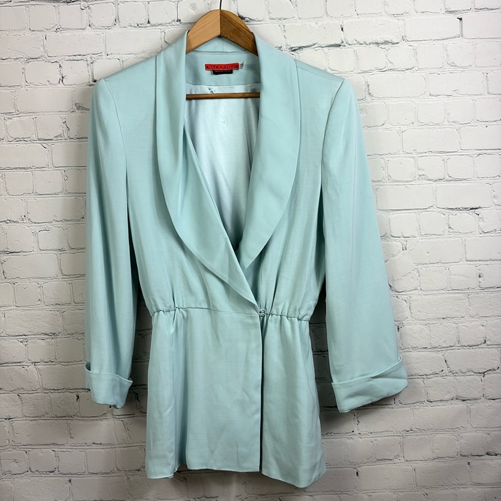 Alice + Olivia Light Blue Jacket